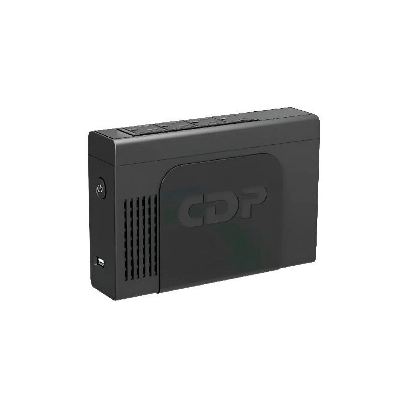 No break CDP Li-504 500VA/250W UPS 4 Salidas 1 Puerto USB UPS compacta con Bateria de Litio 120 Vac