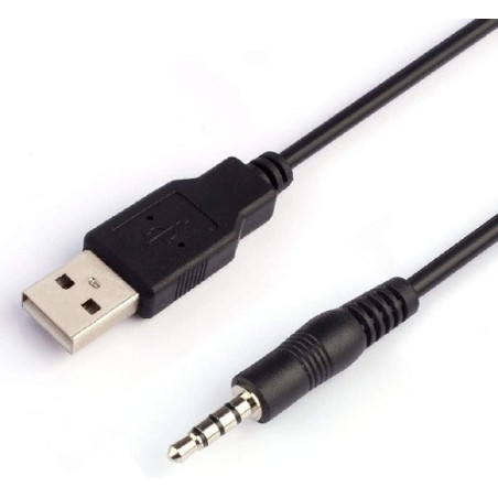 Cable USB a Plug 3.5mm 1.8m