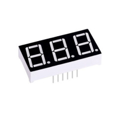 Display 7 segmentos triple...