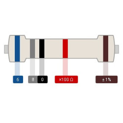 68K Ohm 0.25W RP