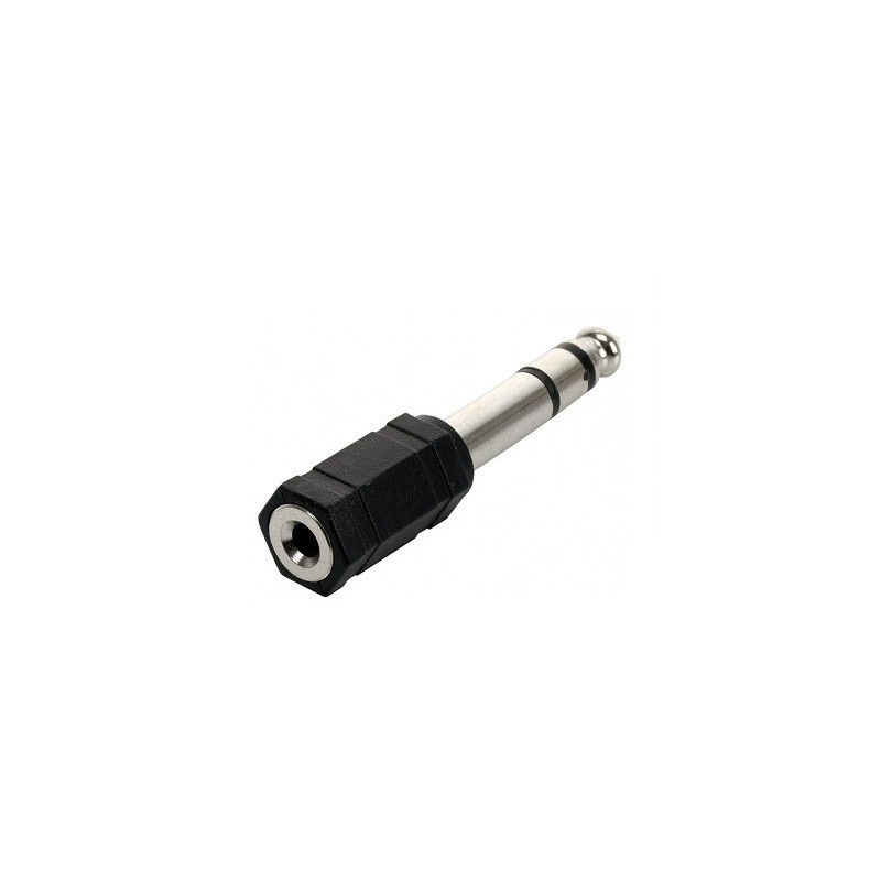 Jack 3.5mm a plug 6.3mm plastico estereo CA-087PS