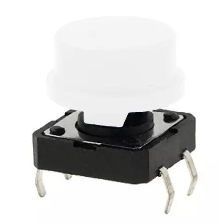 Pushbutton mediano blanco PB-061WH
