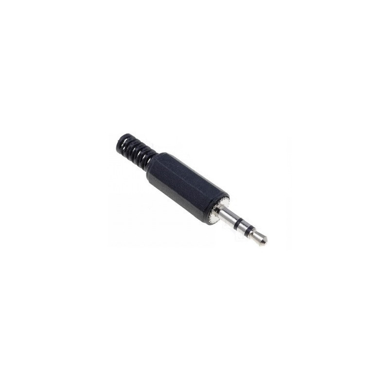 Plug 3.5mm estereo plastico CA-010PS