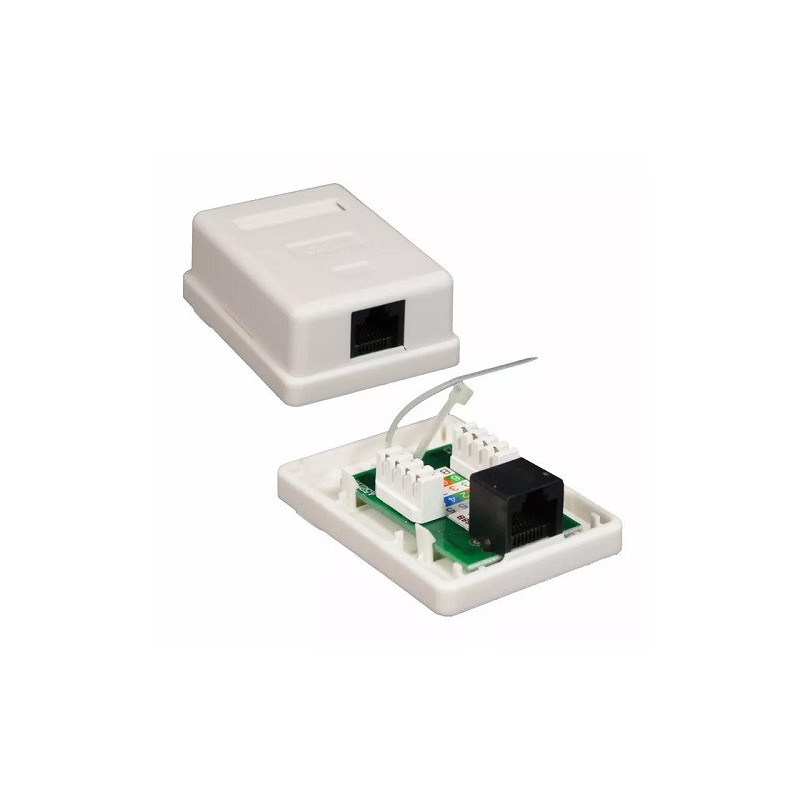 Roseta 1 jack RJ45 keystone cat5E
