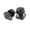 Pushbutton mediano negro PB-061BK