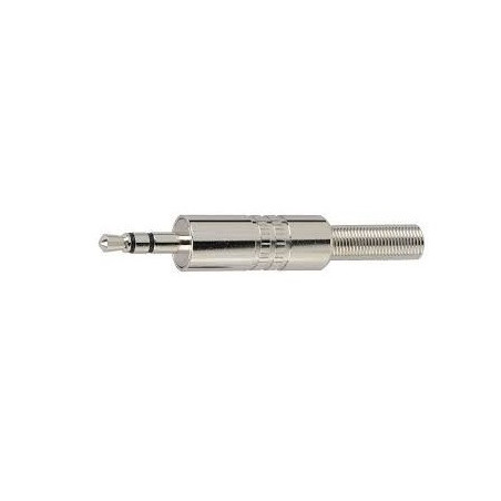 Plug 3.5mm estereo metalico CA-015ML
