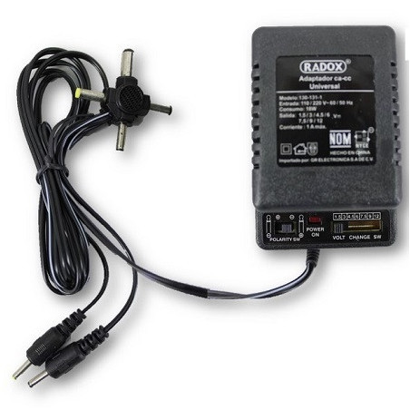 Eliminador Universal 1.5V / 3V / 4.5V / 6V / 7.5V