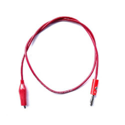 Cable banana caimán 60 cm rojo