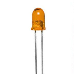 LED 5mm difuso naranja