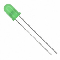 LED 5mm difuso verde