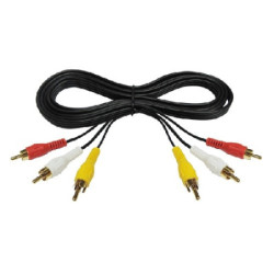 Cable 3 plug RCA- 3plug RCA 1.8m