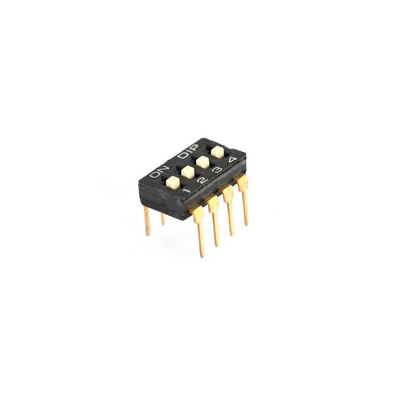 Dip-switch 4 fino DS-04L