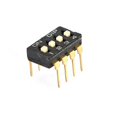 Dip-switch 4 fino DS-04L