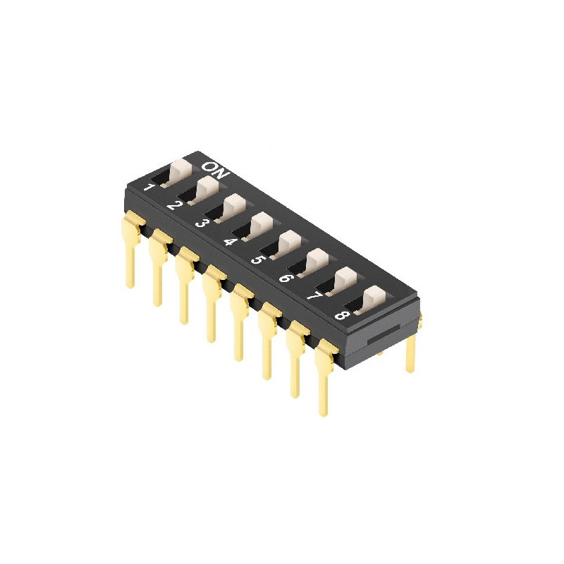 Dip-switch 8 fino DS-08L