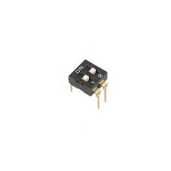 Dip-switch 2 fino DS-02L