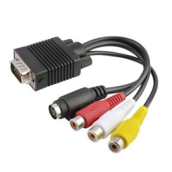 Cable VGA macho- RCA hembra