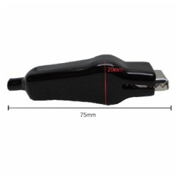 Caimán grande negro de uso rudo CE-043BK