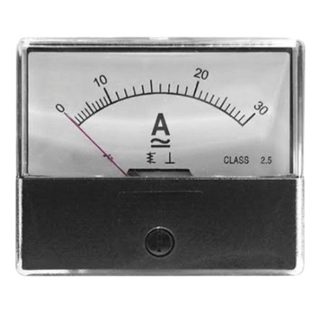 Carátula para amperimertro analógico 0-30A CA/CC 535-170