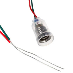 Portafoco rosca con cables