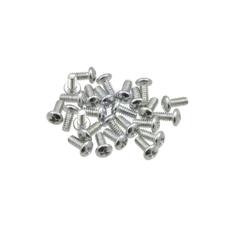 Tornillos 4-40 1/4" de largo 25pz 1960 Pololu