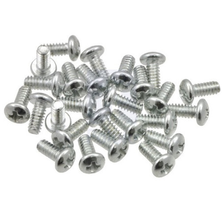 Tornillos 4-40 1/4" de largo 25pz 1960 Pololu