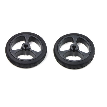 Par de Ruedas 32x7mm - Negra 1087 Pololu