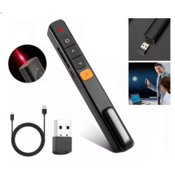 Apuntador presentador laser inalambrico recargable