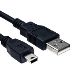 Cable USB a AM - Mini USB 5 pin 1.8m