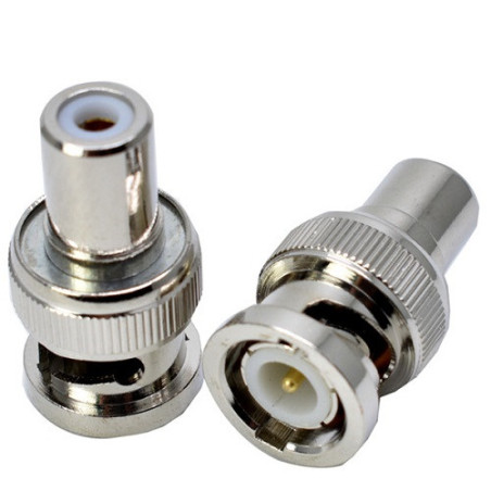 Adaptador BNC macho a jack RCA CC-035
