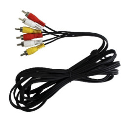 Cable 3 plug RCA- 3plug RCA 3.6m