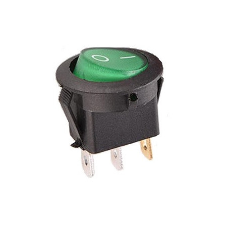 Switch 1P1T DC verde SW-045DCGR