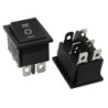 Switch reversible rocker 2P2T AC SW-051BK