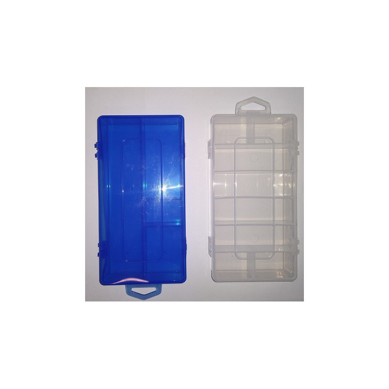 Organizador transparente con 8 compartimentos mini