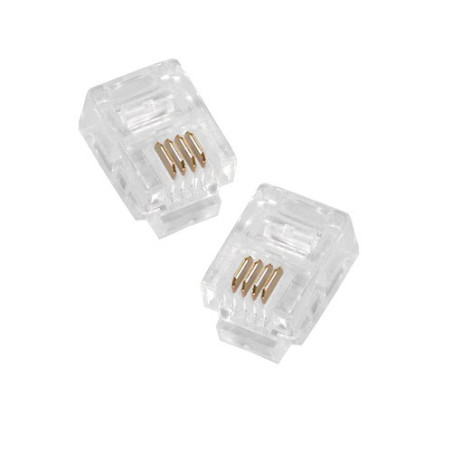RJ12 macho 4 pines CR-005