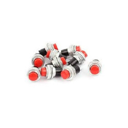 Pushbutton rojo redondo NA PB-076ARD