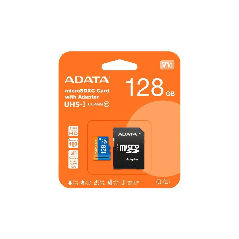 Memoria MicroSD 128GB cl. 10 Adata