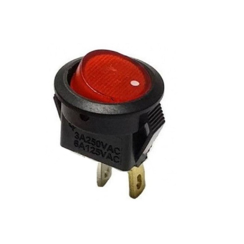 Switch 1P1T AC rojo pequeño SW-034RD