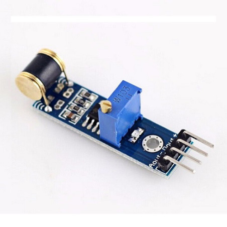 Módulo sensor vibración y golpe con sensibilidad