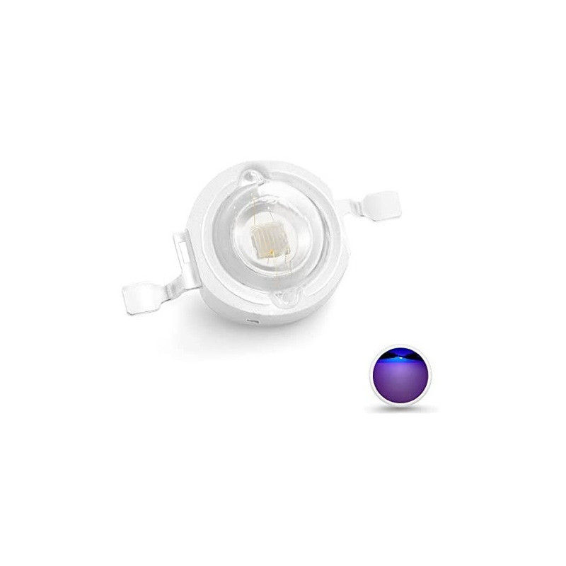 LED potencia 1W ultravioleta