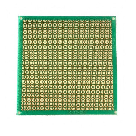 Fenolica 10x10 multiperforada verde
