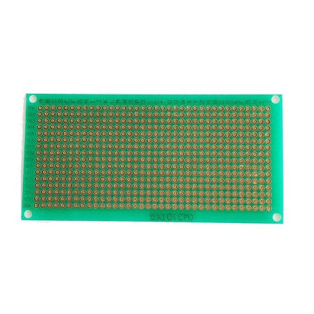 Fenolica 5x10 multiperforada verde