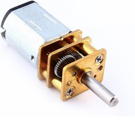 Micro motorreductor metalico 6V 100 RPM