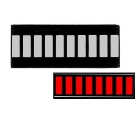 Barra de leds 10 bits 102510-BSR