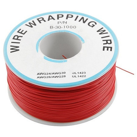 Rollo de wire wrapping wire rojo