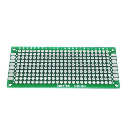 Fenolica 3x7 multiperforada verde doble cara