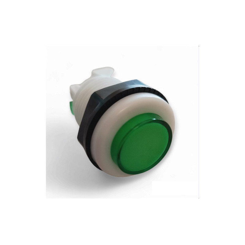 Pushbutton de maquinita borde blanco PB-116GR