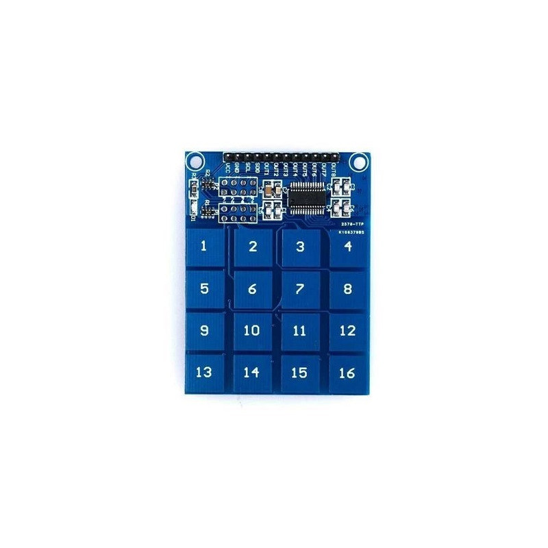 Teclado táctil capacitivo TTP229