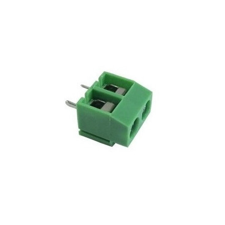 Borne 2 vias verde CB-010