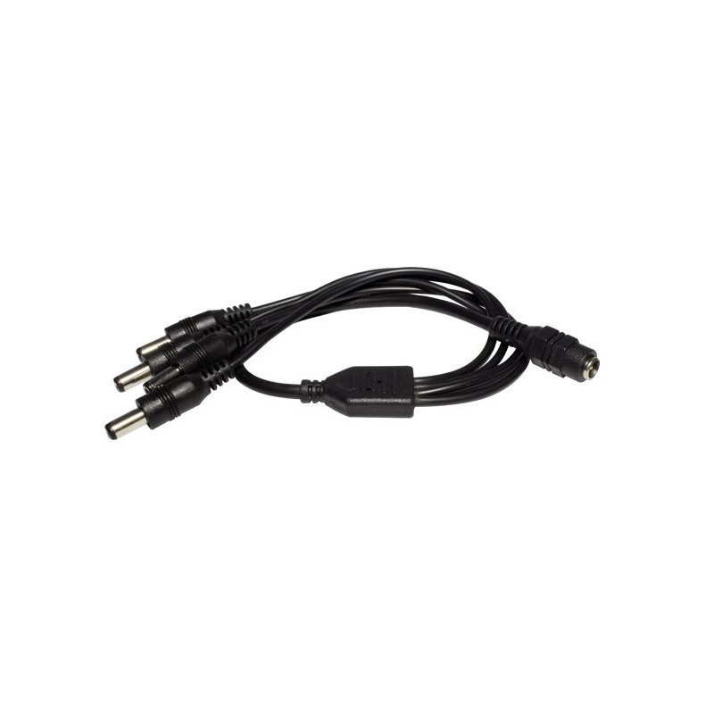 Cable de corriente directa divisor 1 a 4