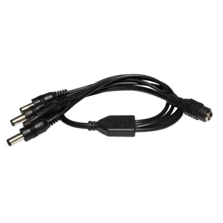 Cable de corriente directa divisor 1 a 4